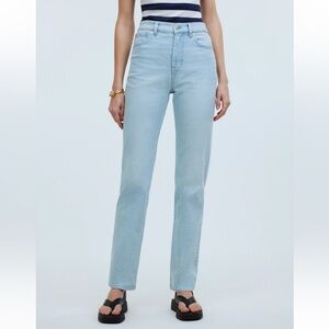 NWT! Madewell The 90s Straight Jean Ward Wash NO649 Size 33